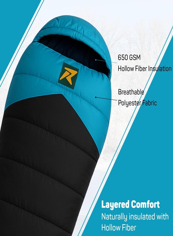 Rocksport Camplite +10°C to +20°C Mummy Shape Sleeping Bag for Camping, Hiking, Indoor & Outdoor, Warm Sleep Bag l Free Adventure Pass - Image 5