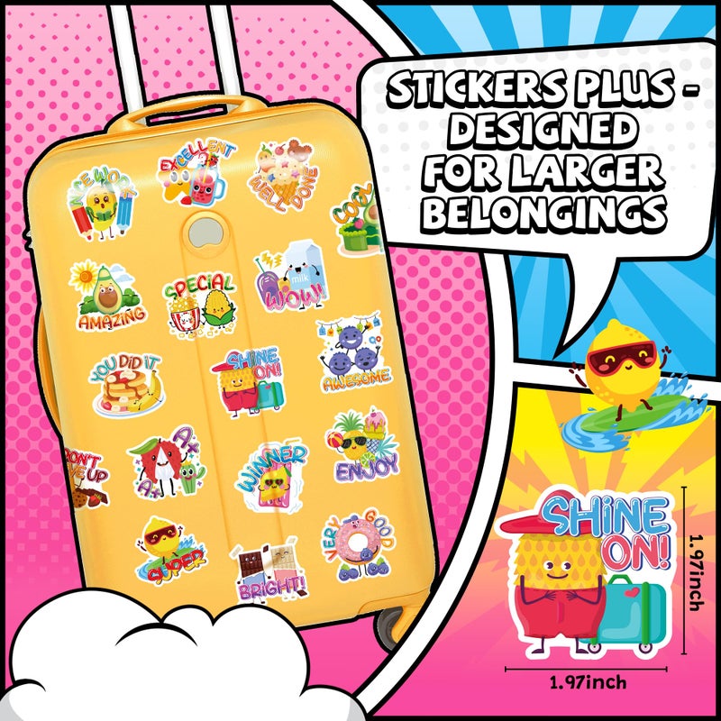 HORIECHALY 360PCS Scratch and Sniff Stickers, Large Scented Stickers for Kids & Teachers Single, Smelly Incentive Motivational Prize, Christmas Gift Bigger Reward for Student Classroom Must Haves School Supplies - Image 2
