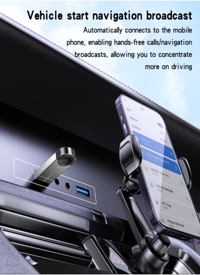 Yesido - Yesido YAU81 USB Wireless Audio Adapter Car Bluetooth Receiver - Image 1