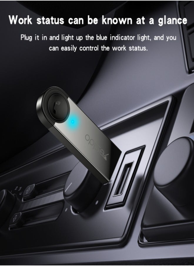 Yesido - Yesido YAU81 USB Wireless Audio Adapter Car Bluetooth Receiver - Image 1