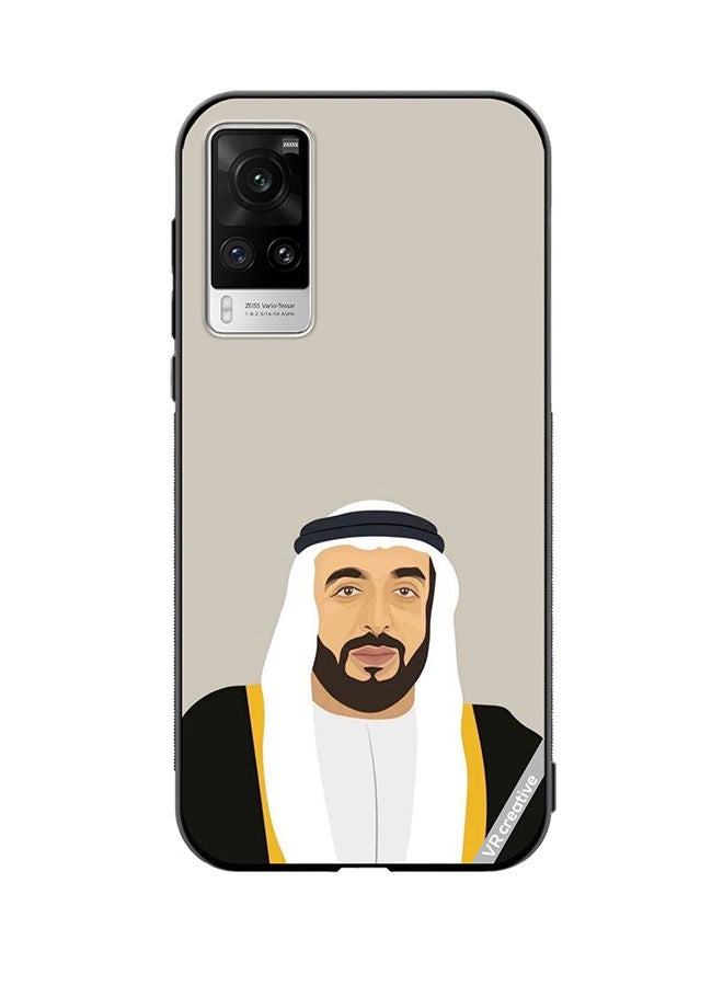 VR CREATIVE Protective Case Cover For Vivo X60 Pro Sheikh Khalifa Bin Zayed Bin Sultan Al Nahyan Design Multicolour - Image 1