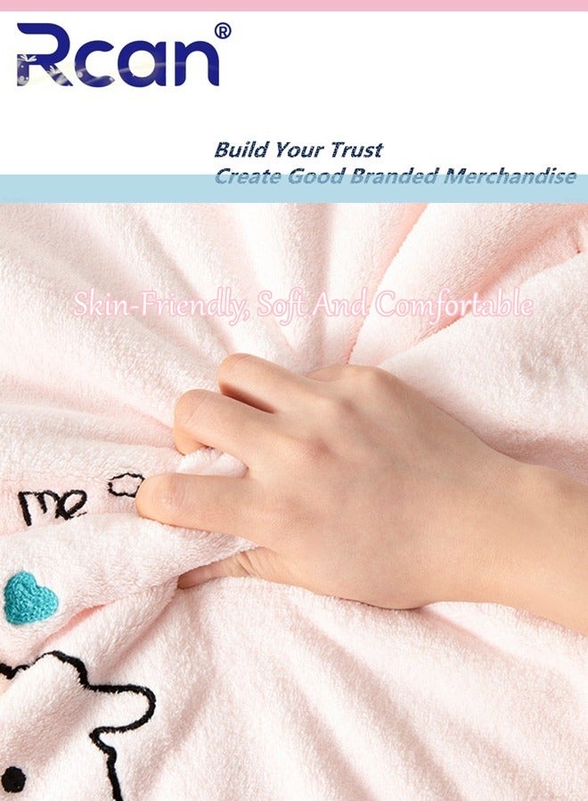 ركان منشفة بغطاء للرأس للأطفال من عمر 1 إلى 6 سنوات للجنسين كبيرة وناعمة وفائقة الامتصاص، رداء حمام للشاطئ، منشفة حمام من القطن الناعم على شكل حيوانات، مقاس 27.6 بوصة × 55.1 بوصة - Image 3