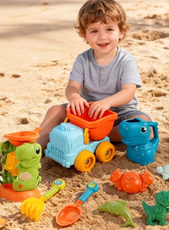 Beach Toys Set, Beach Toys,Sand Molds Kids Beach Toys Beach Sand Pails for Beach Travel, Sand Toys for Kids and Toddlers Beach Cart and Shovels Set,Hourglass Ferris Wheel with Sand Molds,  Travel Sand Toys for Beach, Sandbox Toys for Toddlers Kids Girls Age 3-10 - Image 3