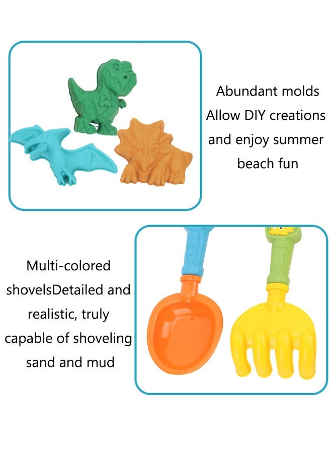 Beach Toys Set, Beach Toys,Sand Molds Kids Beach Toys Beach Sand Pails for Beach Travel, Sand Toys for Kids and Toddlers Beach Cart and Shovels Set,Hourglass Ferris Wheel with Sand Molds,  Travel Sand Toys for Beach, Sandbox Toys for Toddlers Kids Girls Age 3-10 - Image 5
