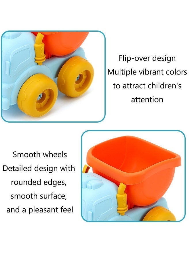 Beach Toys Set, Beach Toys,Sand Molds Kids Beach Toys Beach Sand Pails for Beach Travel, Sand Toys for Kids and Toddlers Beach Cart and Shovels Set,Hourglass Ferris Wheel with Sand Molds,  Travel Sand Toys for Beach, Sandbox Toys for Toddlers Kids Girls Age 3-10 - Image 4