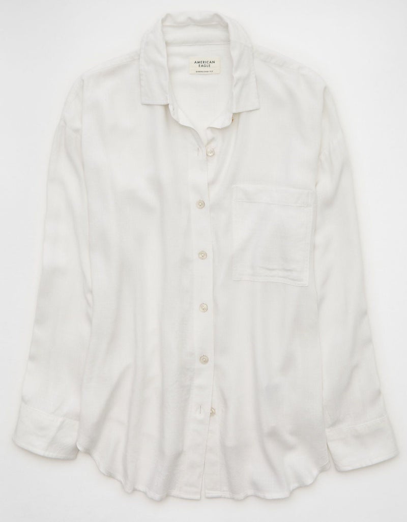 American Eagle AE Go Big Oversized Shirt - Image 4