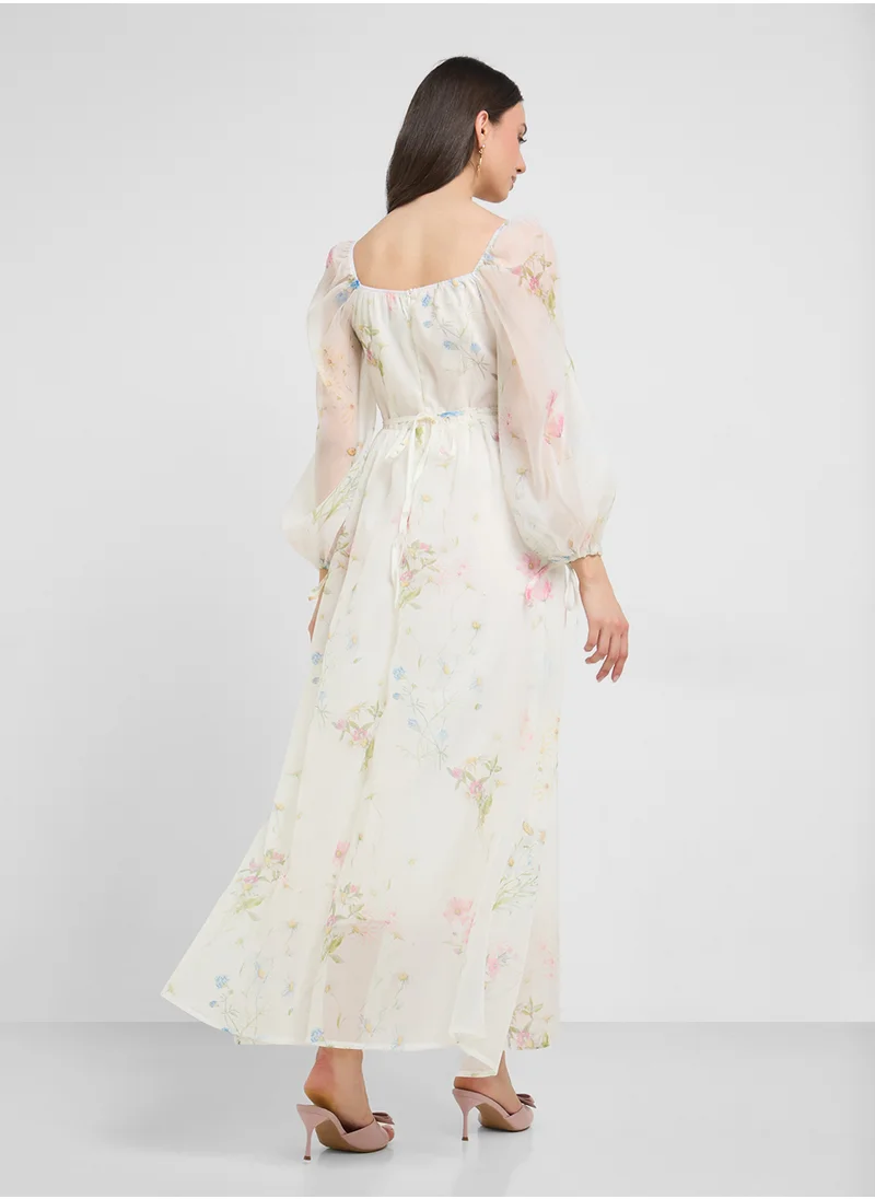 ايلا Floral Print Dress