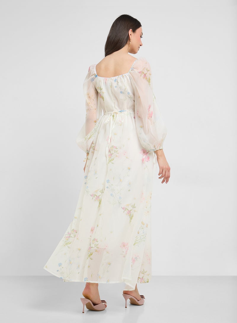 ELLA Floral Print Dress  - Image 2