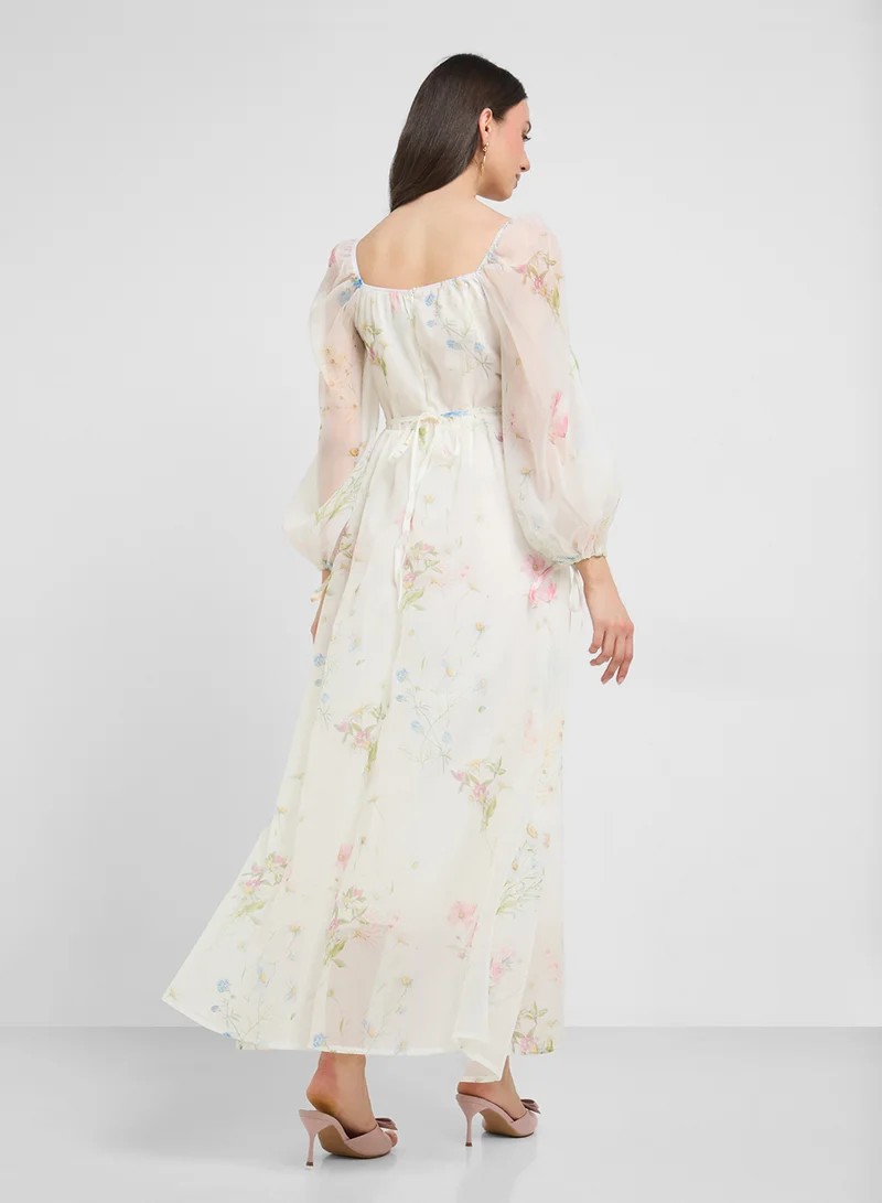 ايلا Floral Print Dress