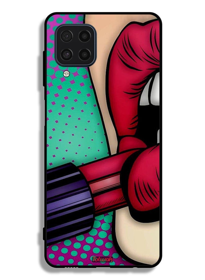 Tolwak Samsung Galaxy M32 4G Protective Case Cover Lipstick - Image 2
