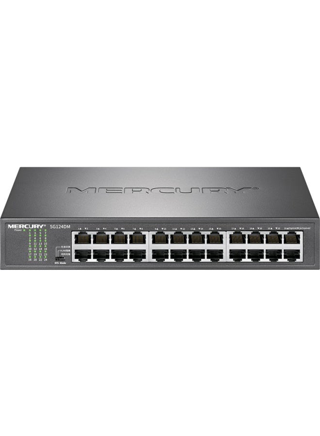 Mercury 24-port Gigabit Switch, Steel Shell Desktop, Enterprise Engineering Network Dedicated Splitter Sg124dm - Image 4