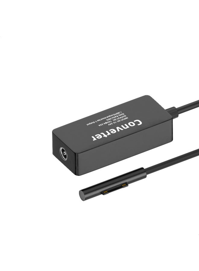 Suitable For Microsoft Laptop Power Converter DC Power/Type-C To Surface Adapter 65W-Color:5521 Mother To Microsoft Converter