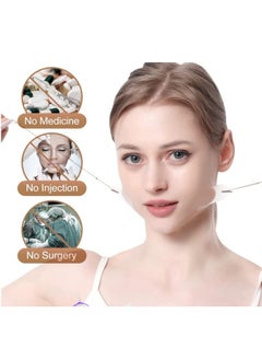 OASIS-TH 40 PCS Face Lift Sticker With Fixed Rope,Instant V-Shape Facelift Bands,Face Lifting Tapes Double Chin Reducer Face Wrinkle Patches  - Image 5