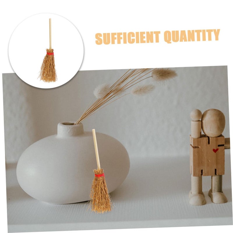 24Pcs Mini Broom And Mop Dollhouse Cleaning Accessories For Micro Landscape Furniture Decor - Image 4