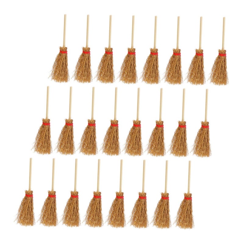 24Pcs Mini Broom And Mop Dollhouse Cleaning Accessories For Micro Landscape Furniture Decor - Image 2