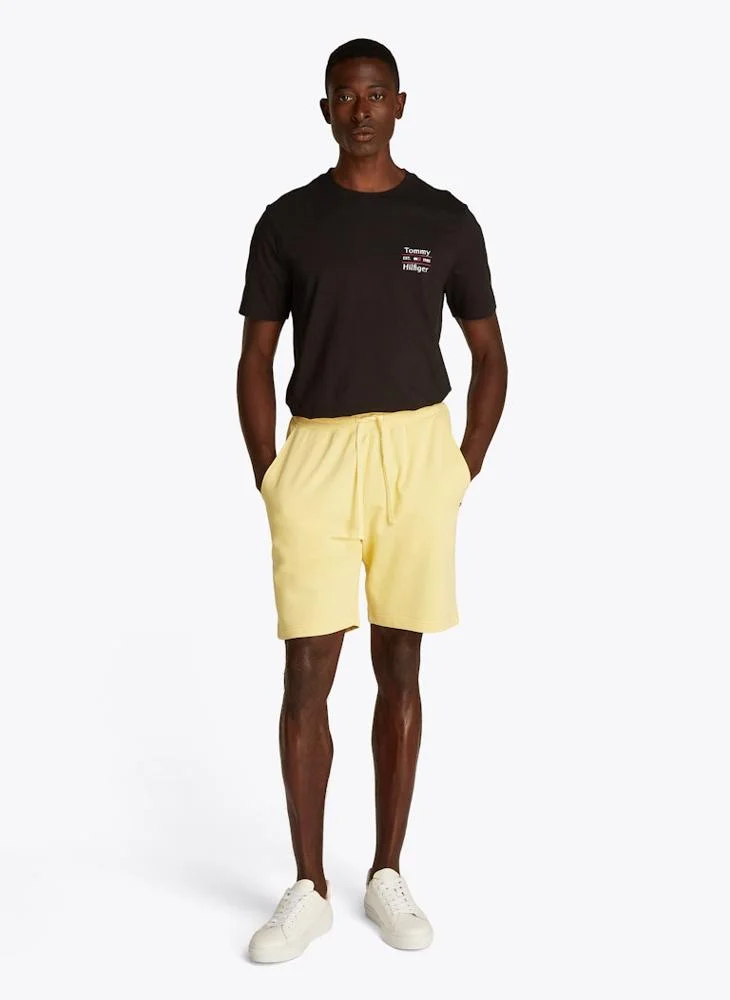 TOMMY HILFIGER Terry Cotton Jogger Shorts