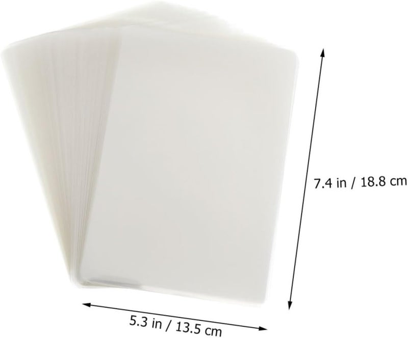 ERINGOGO High Clarity Waterproof Laminating Film 100 Sheets Lamination Pouches for Photos Documents Cards - Image 2