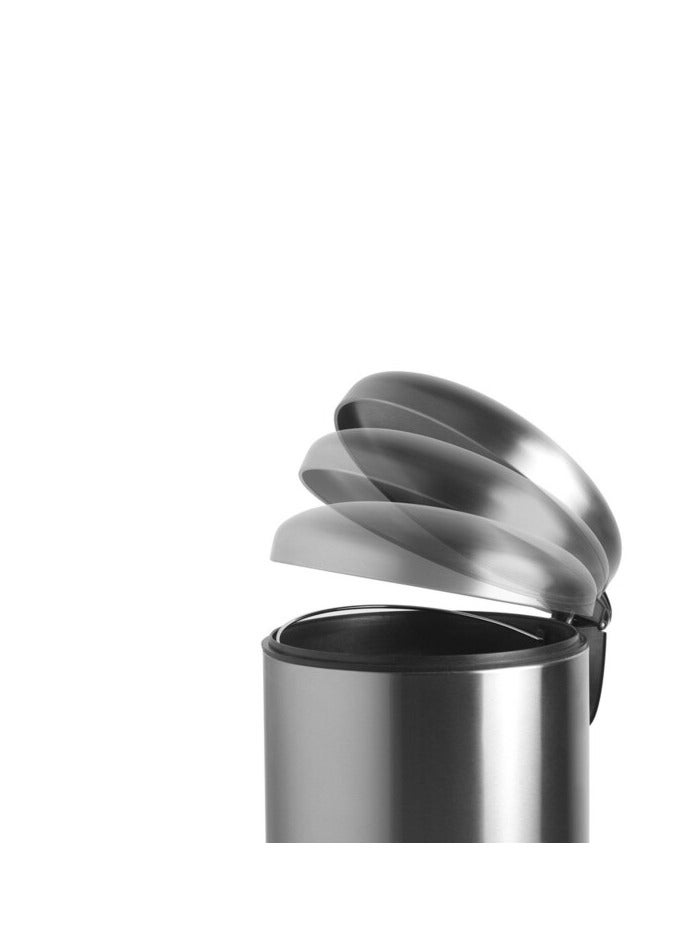 PROMASS Heavy Duty Trash Can Hydrolic Lid Opener Steel Dust Bin 5 Liter - Image 3