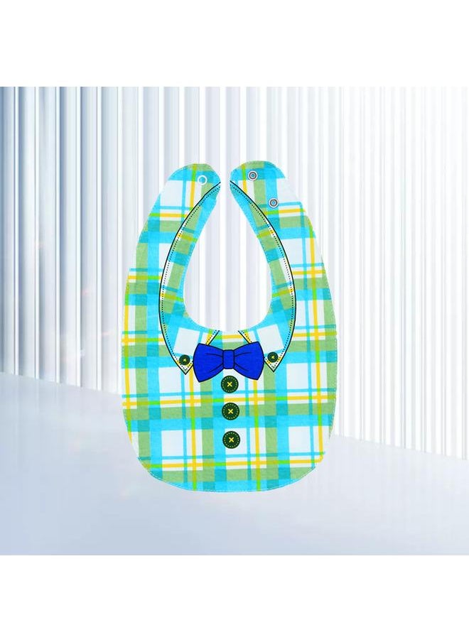 Thoraya Toddler Bibs Double Sided Waterproof Soft Cotton Cute Cartoon Pattern Washable Bibs for Infant Boys Girls 5  - Image 4