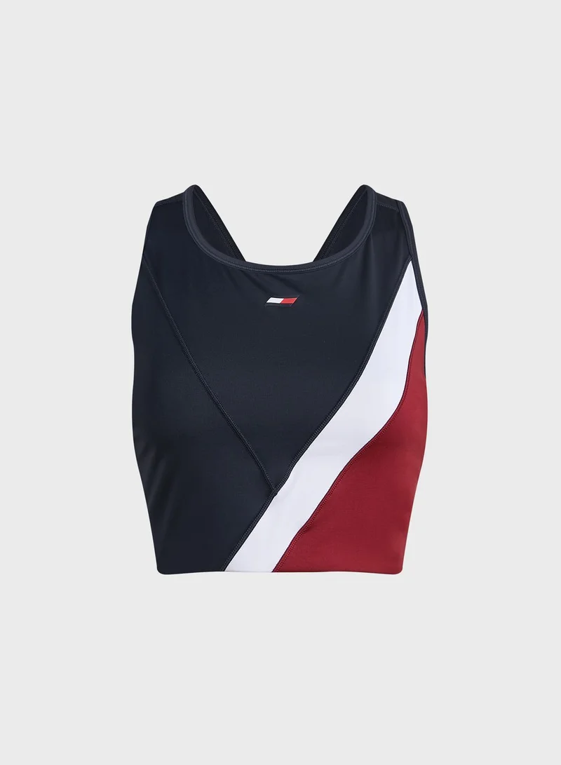 TOMMY HILFIGER Color Block Knitted Bra