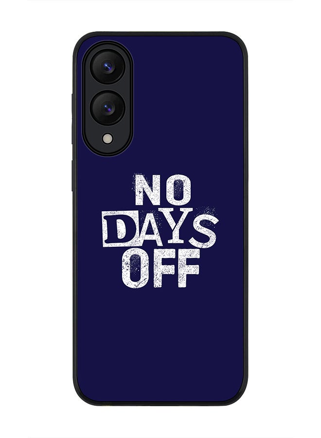 Stylizedd For Samsung Galaxy S25 Edge Case,Slim fit Camera Protection, Shockproof Thin Phone cover  - No days off
