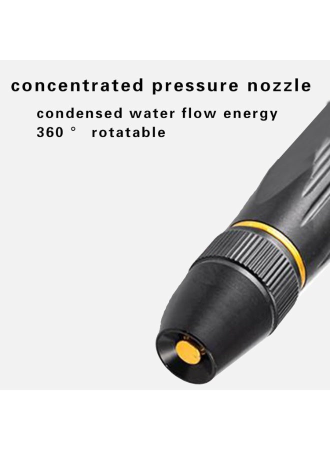 High Pressure Car Wash Water Gun Set Home Car Cleaning Spray Nozzle with 2 Connectors Garden Watering Multi Function Washer Tool Black King Kong Water Gun No Hose Included - Image 3