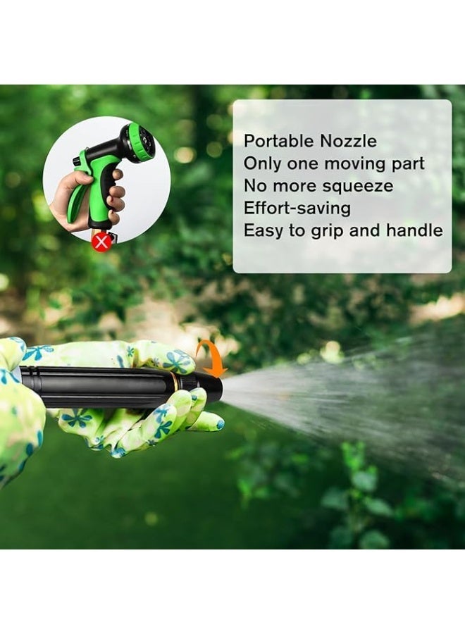 High Pressure Car Wash Water Gun Set Home Car Cleaning Spray Nozzle with 2 Connectors Garden Watering Multi Function Washer Tool Black King Kong Water Gun No Hose Included - Image 5