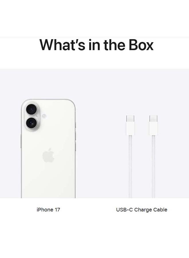 Apple iPhone 17 512GB White 5G (eSim only) With FaceTime - Middle East Version - Image 5