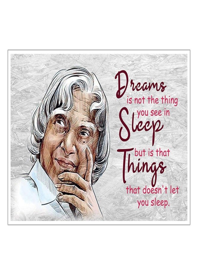 Masstone APJ Abdul Kalam With Quotes Poster | Wall Poster for Bedroom(12x18 Inch) | APJ Abdul Kalam Famous Motivational Quotes Poster | Inspirational Quotes for Wall Study Room - Image 1
