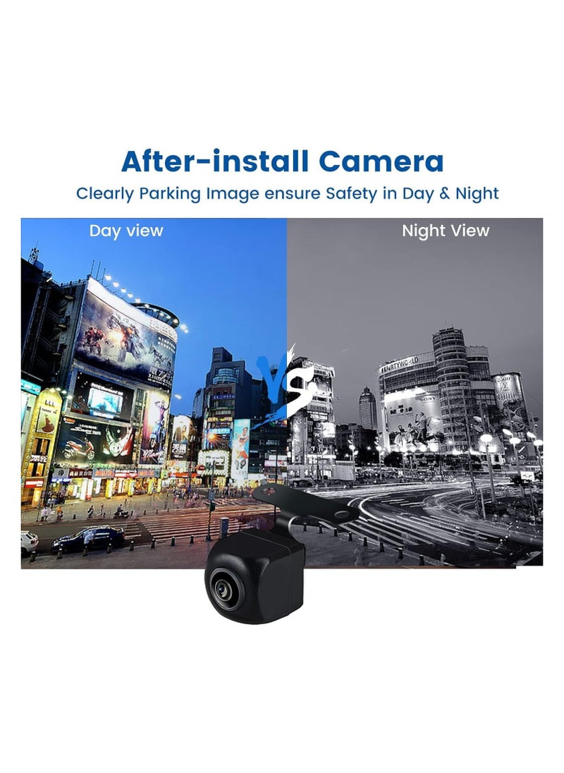 Generic - 170° HD 1080P AHD Car Reverse Camera Fisheye latest super night vision function fisheye lens, Parking Assistance, IP68 Waterproof, Night Vision for All Car - Image 1