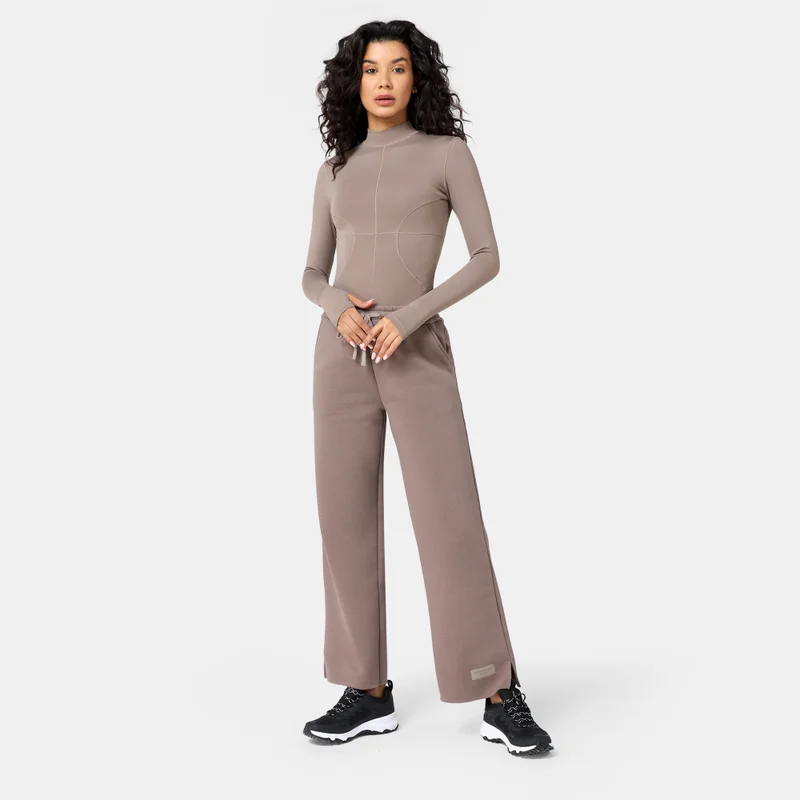 The Giving Movement Women's Raw Edge Wide Leg Pants