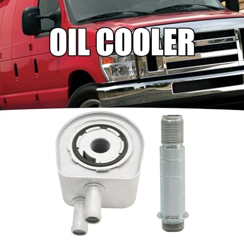 UOIENRT 918-110 Engine Oil Cooler, Replacement for Ford F Series 150 250 350 450 550 E 350 450 Econoline Excursion 5.4L V8 6.8L V10 1998-2007, Replace FO4000100 - Image 3