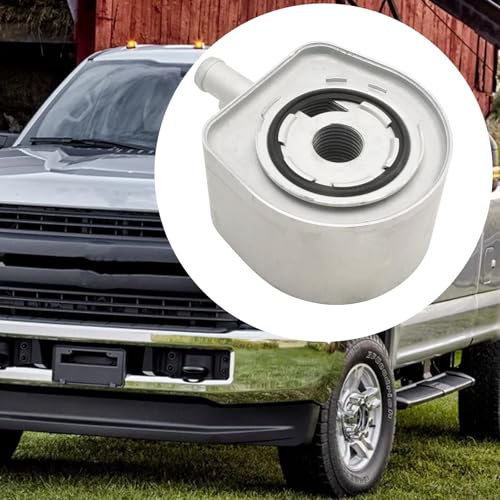 UOIENRT 918-110 Engine Oil Cooler, Replacement for Ford F Series 150 250 350 450 550 E 350 450 Econoline Excursion 5.4L V8 6.8L V10 1998-2007, Replace FO4000100 - Image 2
