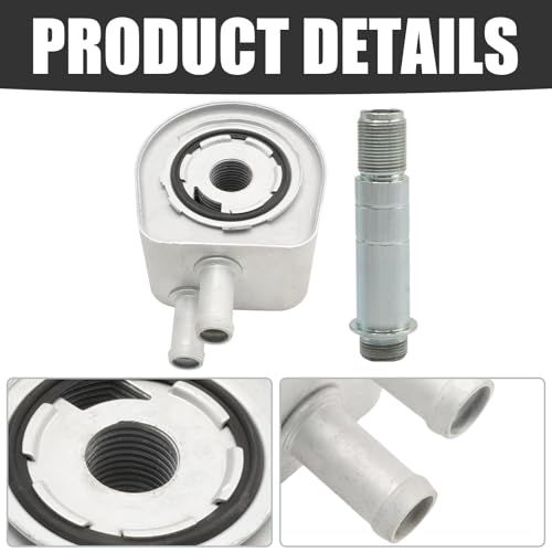 UOIENRT 918-110 Engine Oil Cooler, Replacement for Ford F Series 150 250 350 450 550 E 350 450 Econoline Excursion 5.4L V8 6.8L V10 1998-2007, Replace FO4000100 - Image 4