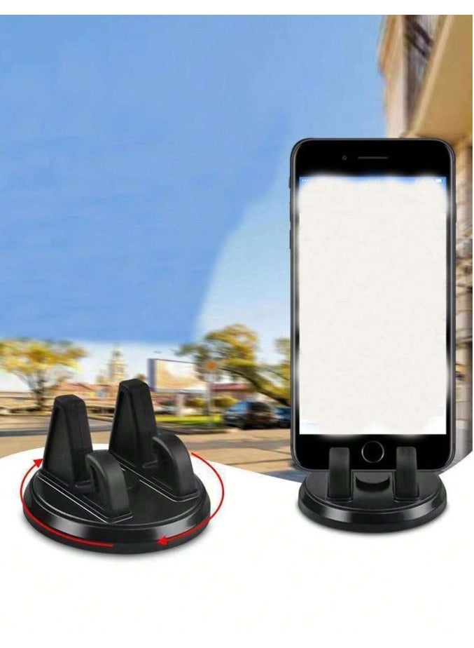 ستاند حامل الجوال في السيارة قابل للدوران سهل التثبيت - Image 2