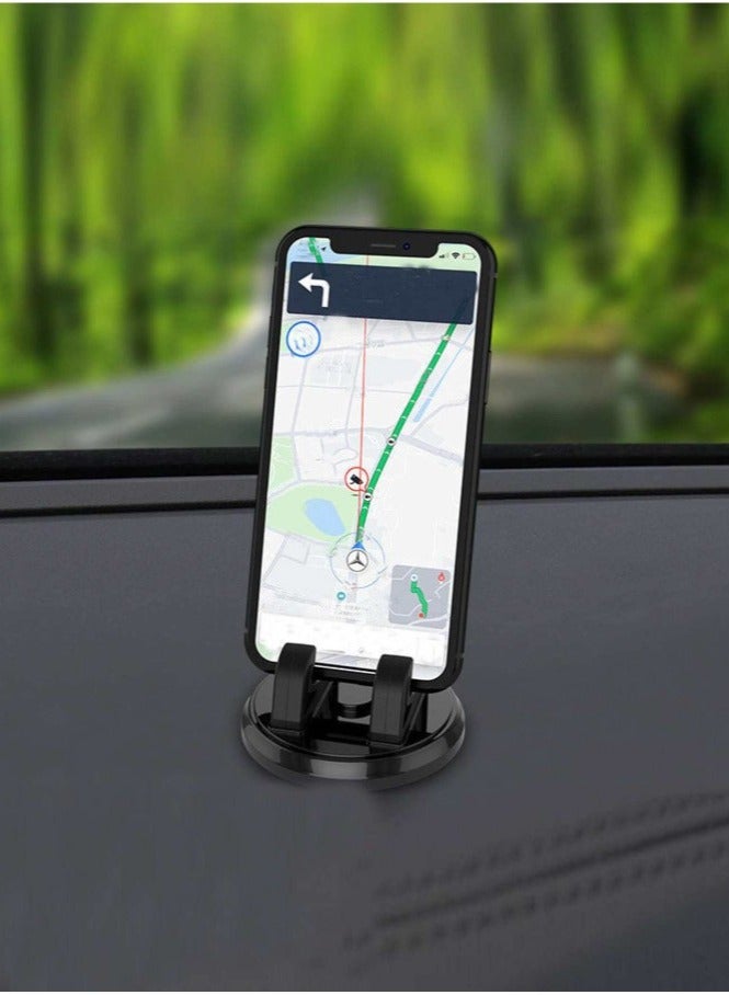 ستاند حامل الجوال في السيارة قابل للدوران سهل التثبيت - Image 3