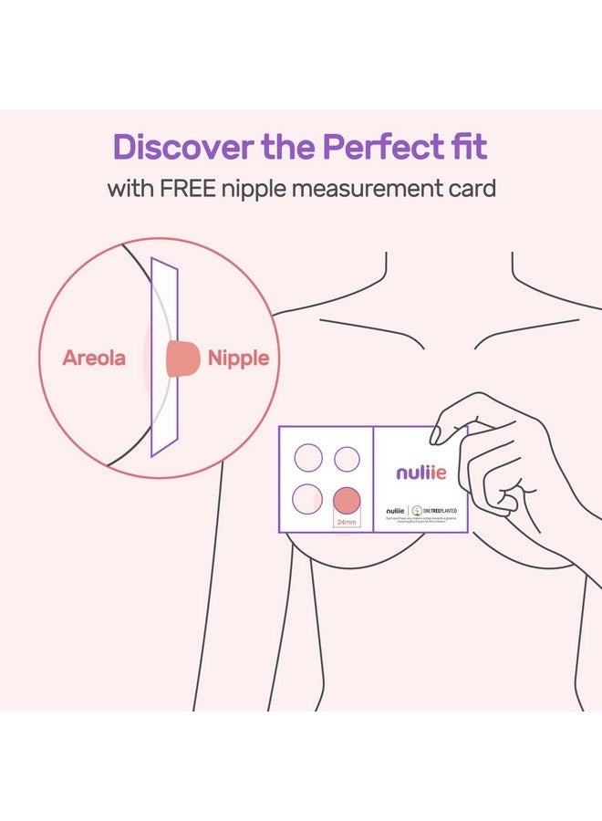 nuliie 10Pcs Flange Sizing Kit 13/15/17/19/21Mm For 24Mm Flange/Shield Of Most Pumps, Silicone Flange Insert For Momcozy/Spectra/Bellababy Breast Pump, Breastfeeding Essential Pumping Kit For Moms - Image 5
