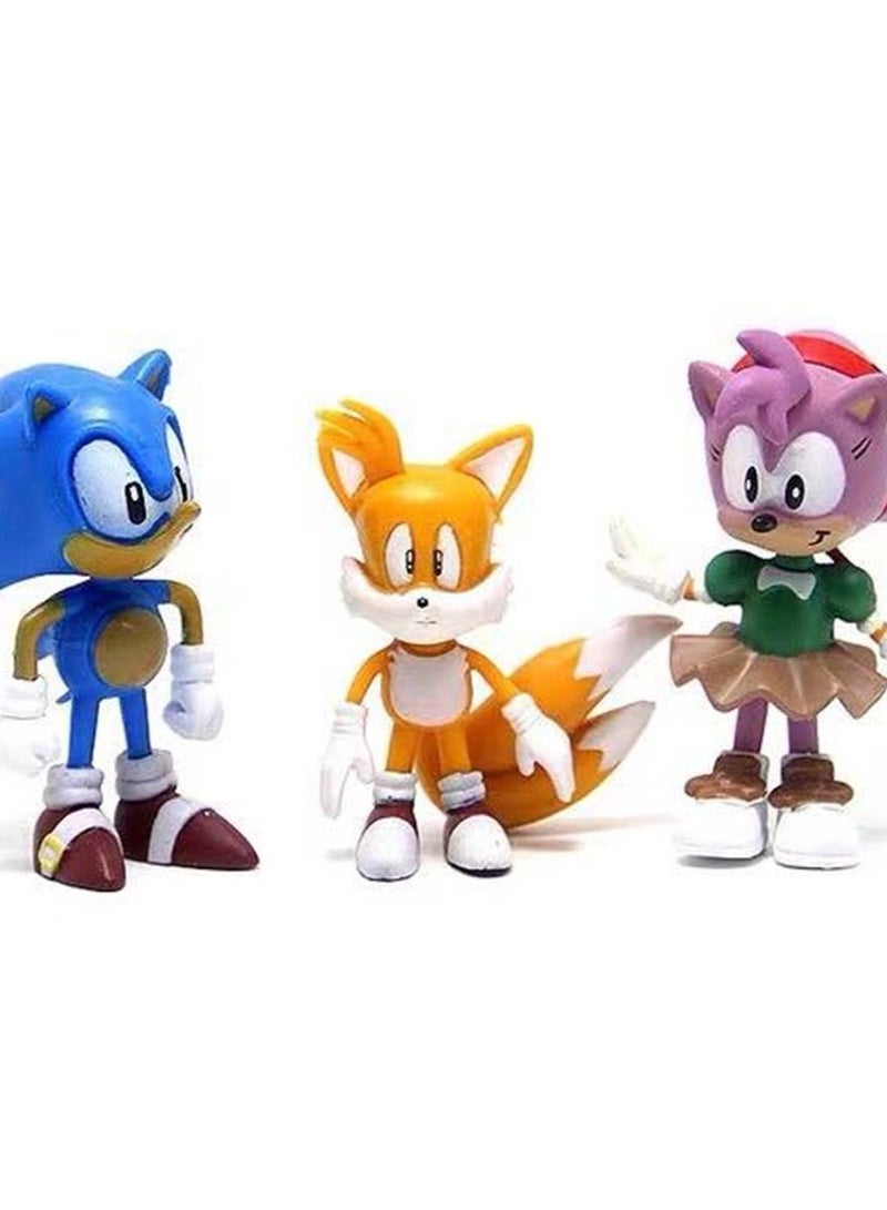 6 models of supersonic mouse dolls and cake decorations  - Image 3