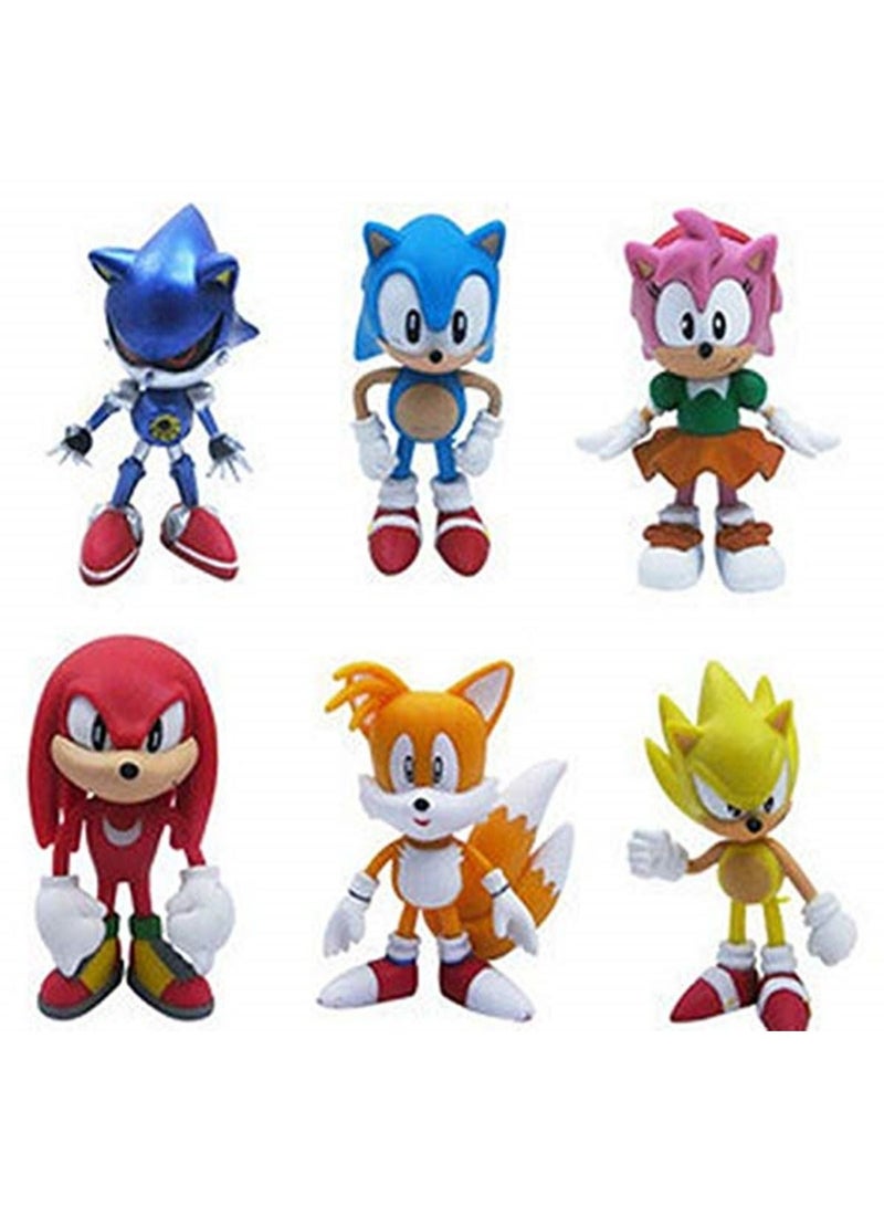6 models of supersonic mouse dolls and cake decorations  - Image 1