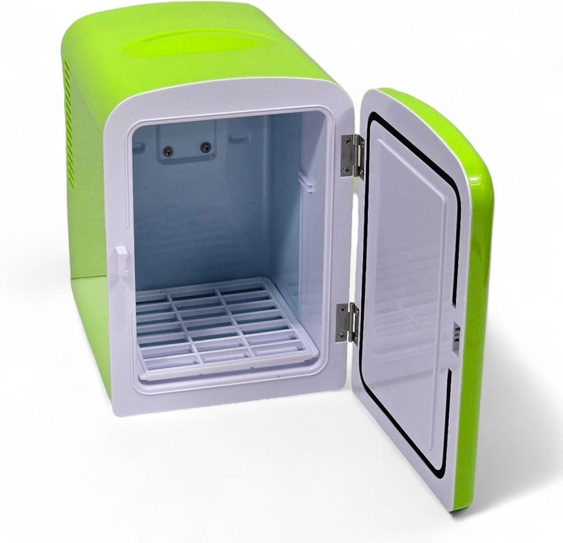 CURTIS Mountain Dew MIS134MD, Mini Portable Compact Personal Fridge Cooler, 4 Liter Capacity Chills Six 12 oz Cans, 100% Freon-Free & Eco Friendly, Lime - Image 4