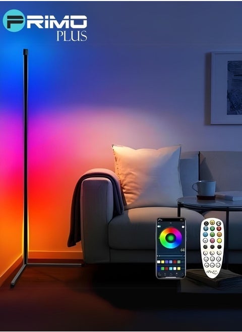 Remote Control LED Light Corner Lamp Multicolor Remote Control LED Light Corner Lamp Multicolour 55x13.78inch