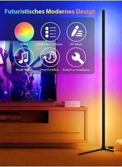 PRIMO PLUS Remote Control LED Light Corner Lamp Multicolor Remote Control LED Light Corner Lamp Multicolour 55x13.78inch  - Image 2
