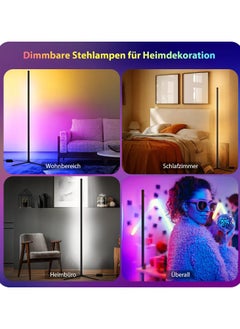 PRIMO PLUS Remote Control LED Light Corner Lamp Multicolor Remote Control LED Light Corner Lamp Multicolour 55x13.78inch  - Image 5