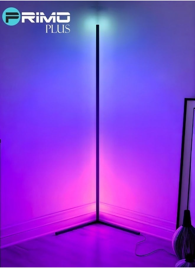 PRIMO PLUS - Remote Control LED Light Corner Lamp Multicolor Remote Control LED Light Corner Lamp Multicolour 55x13.78inch - Image 1