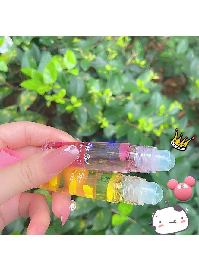 Mrettick Moisturizing Lip Oil 6 Pcs Roll On Lip Oil Set Fresh Lip Glaze Transparent Colorless Moisturizing Lip Lotion Hydrating Lip Oil Set For Lip Care - Image 4