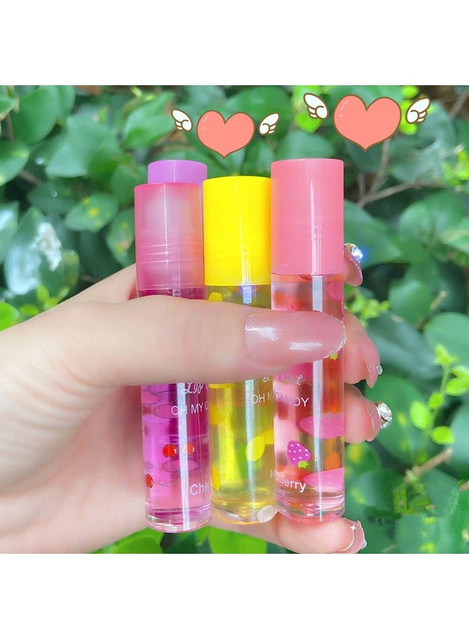 Mrettick Moisturizing Lip Oil 6 Pcs Roll On Lip Oil Set Fresh Lip Glaze Transparent Colorless Moisturizing Lip Lotion Hydrating Lip Oil Set For Lip Care - Image 5