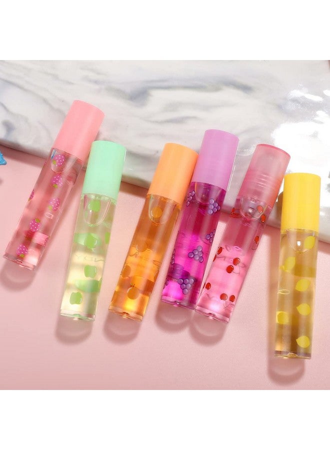 Mrettick Moisturizing Lip Oil 6 Pcs Roll On Lip Oil Set Fresh Lip Glaze Transparent Colorless Moisturizing Lip Lotion Hydrating Lip Oil Set For Lip Care - Image 3
