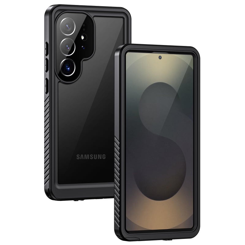 Lanhiem for Samsung Galaxy S25 Ultra Case, IP68 Waterproof Dustproof, Built-in Screen Protector, Rugged Full Body Shockproof Protective Cover for Galaxy S25 Ultra 5G 6.9 Inch, Black - Image 1