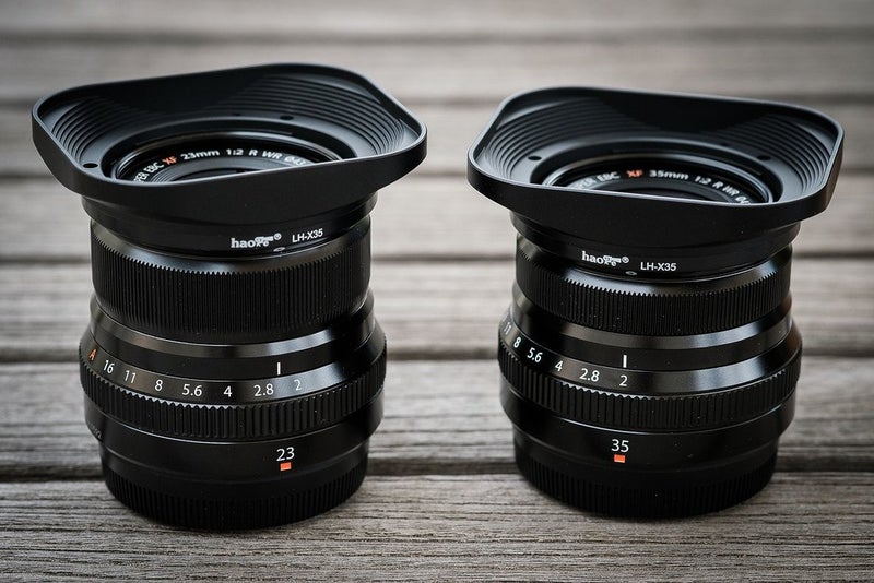 Haoge LH-X35 Bayonet Square Metal Lens Hood for Fujifilm Fuji Fujinon XF35mmF2 XF 35mm f/2 R WR and XF23mmF2 XF 23mm f2 R WR Lens on X-Pro3 X-Pro2 X-T4 X-T3 X-T30 X-T20 Replace LH-XF35-2 - Image 4