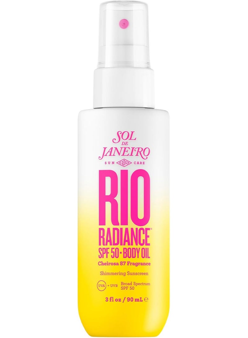 سول دي جانيرو زيت للجسم واقي من الشمس بعامل حماية 50 سول دي جانيرو ريو راديانس - مع عناية مغذية ولمعان مشرق. 90 مل - Image 1
